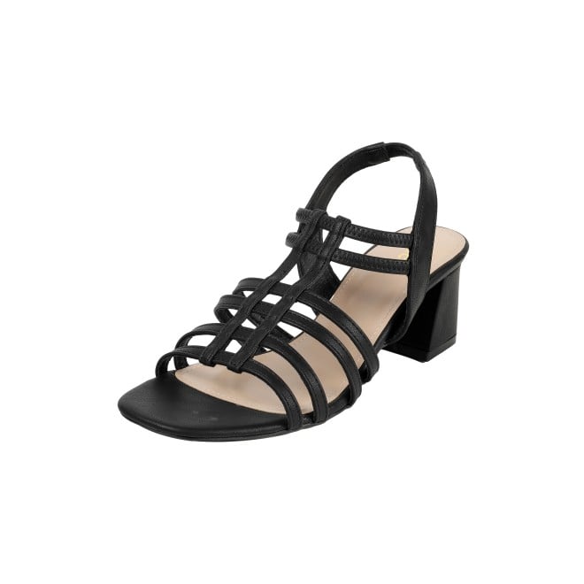 Mochi Women Black Casual Sandals (SKU: 40-438-11-36)