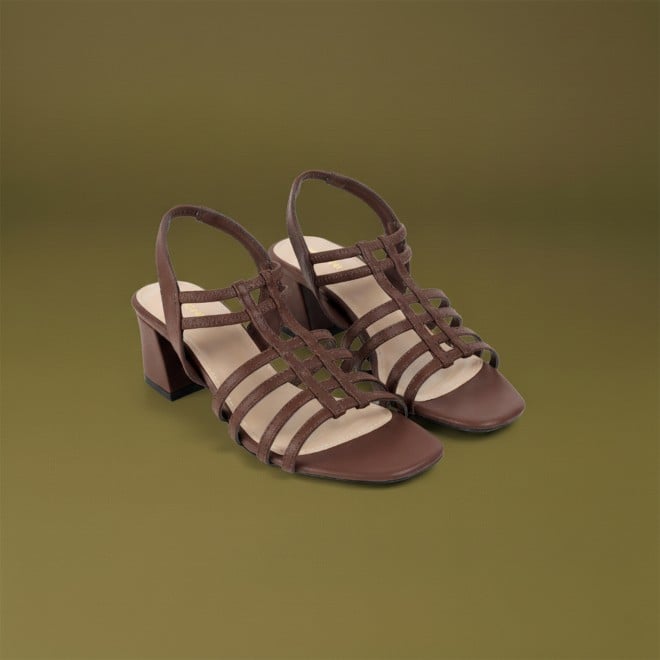 Mochi Women Brown Casual Sandals (SKU: 40-438-12-36)
