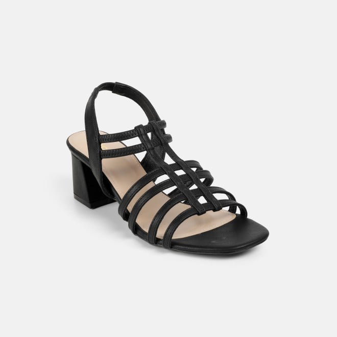 Mochi Women Black Casual Sandals (SKU: 40-438-11-36)