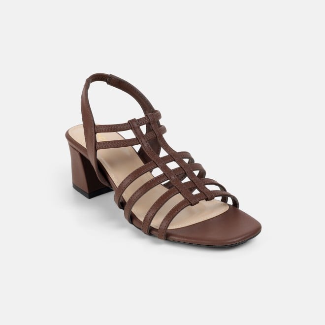 Mochi Women Brown Casual Sandals (SKU: 40-438-12-36)