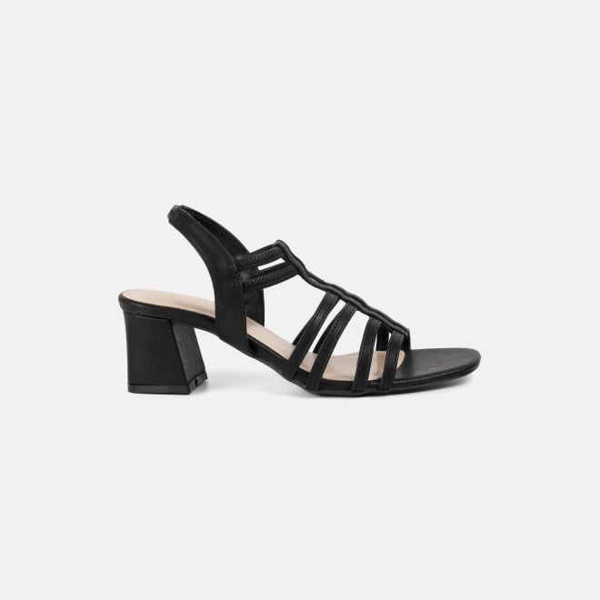 Mochi Women Black Casual Sandals (SKU: 40-438-11-36)