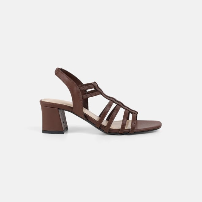 Mochi Women Brown Casual Sandals (SKU: 40-438-12-36)