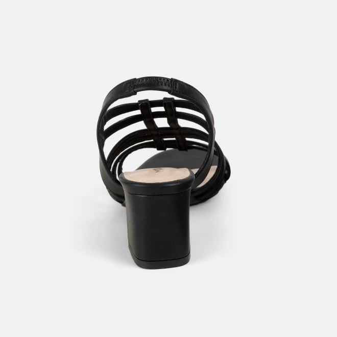 Mochi Women Black Casual Sandals (SKU: 40-438-11-36)