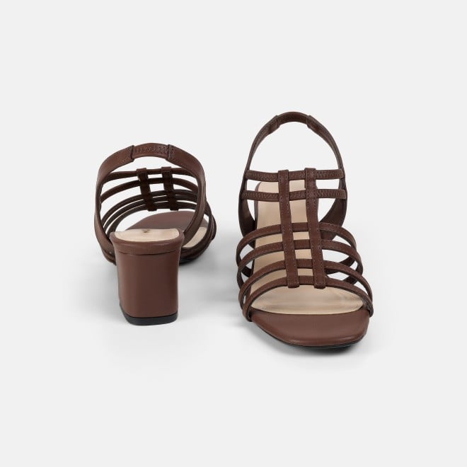 Mochi Women Brown Casual Sandals (SKU: 40-438-12-36)