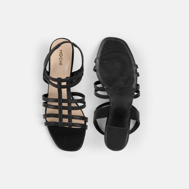 Mochi Women Black Casual Sandals (SKU: 40-438-11-36)