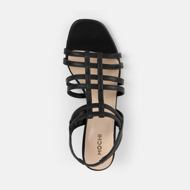 Mochi Women Black Casual Sandals (SKU: 40-438-11-36)