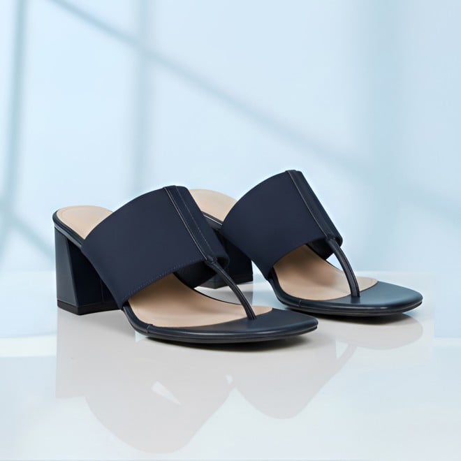 Mochi Women Blue-navy Casual Slip Ons