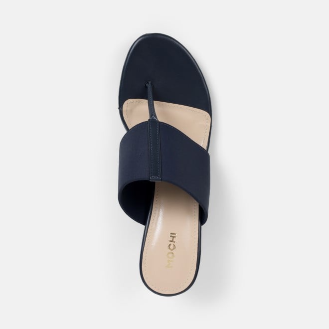Mochi Women Blue-navy Casual Slip Ons (SKU: 40-442-17-36)