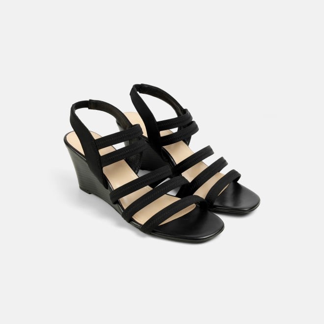 Mochi Women Black Casual Sandals (SKU: 40-444-11-35)