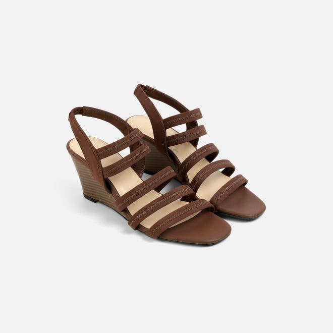 Mochi Women Brown Casual Sandals (SKU: 40-444-12-35)