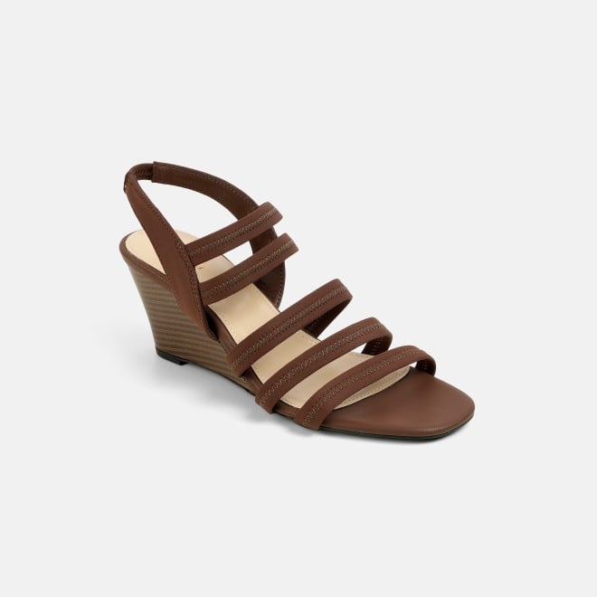 Mochi Women Brown Casual Sandals (SKU: 40-444-12-35)