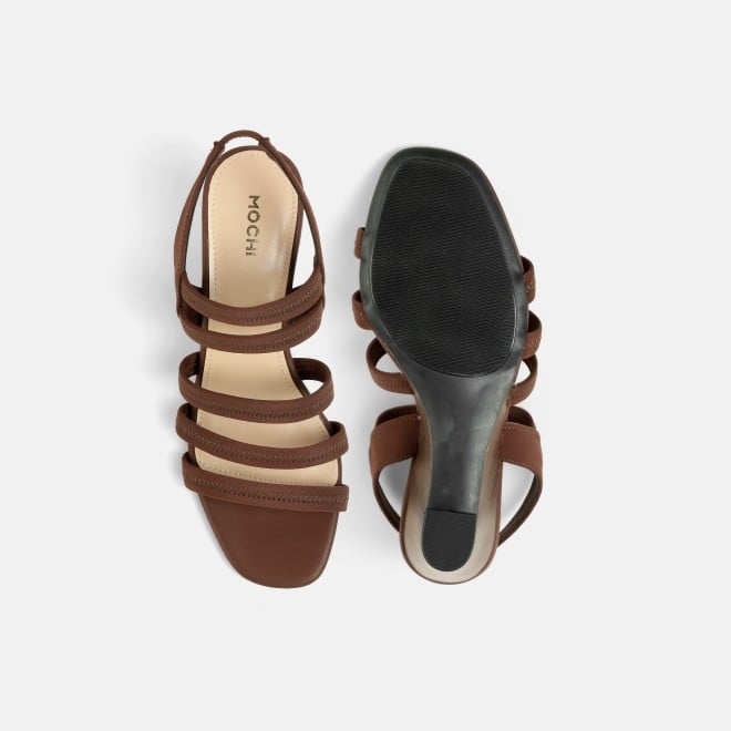 Mochi Women Brown Casual Sandals (SKU: 40-444-12-35)