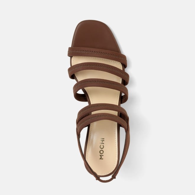 Mochi Women Brown Casual Sandals (SKU: 40-444-12-35)