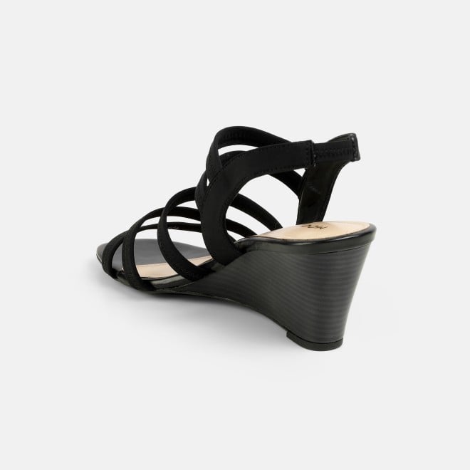 Mochi Women Black Casual Sandals (SKU: 40-444-11-35)