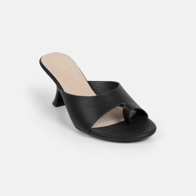 Mochi Women Black Casual Slip Ons (SKU: 40-446-11-36)