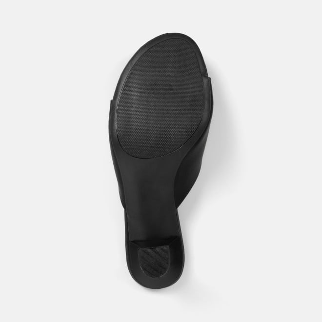 Mochi Women Black Casual Slip Ons (SKU: 40-446-11-36)