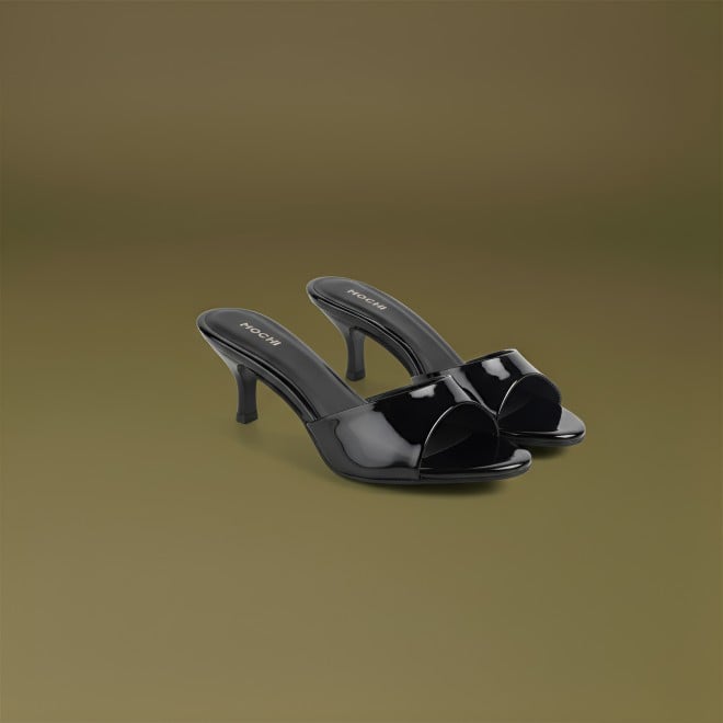 Mochi Women Black Casual Slip Ons (SKU: 40-449-11-36)