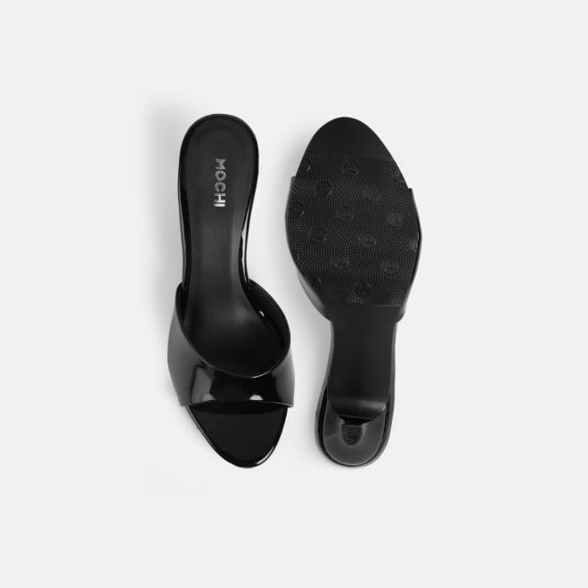 Mochi Women Black Casual Slip Ons (SKU: 40-449-11-36)