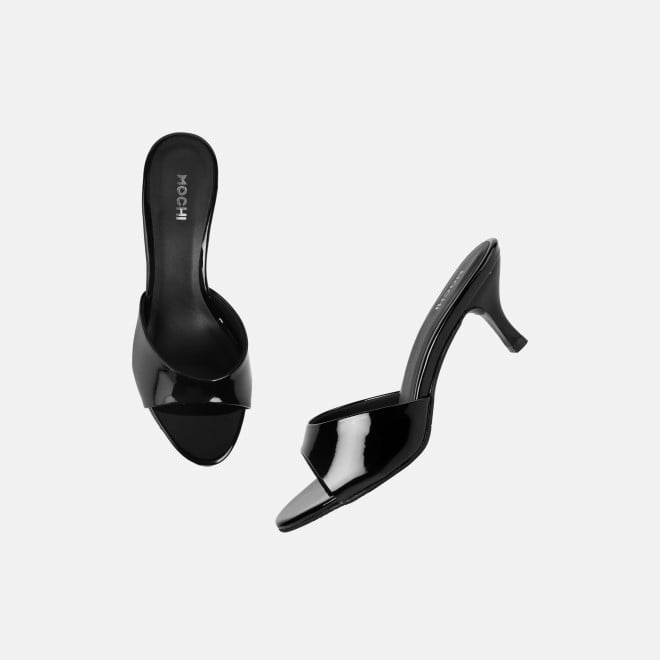 Mochi Women Black Casual Slip Ons (SKU: 40-449-11-36)