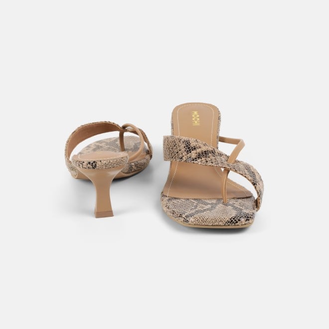 Mochi Women Beige Casual Slip Ons (SKU: 40-466-20-36)