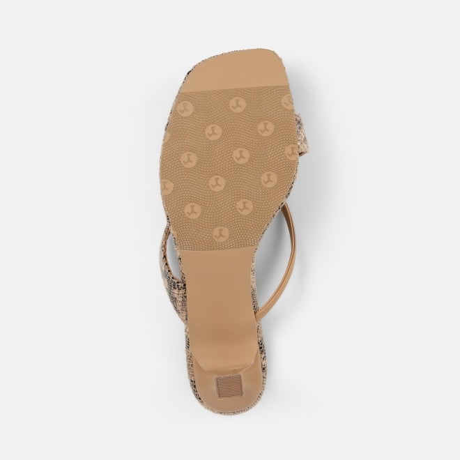 Mochi Women Beige Casual Slip Ons (SKU: 40-466-20-36)