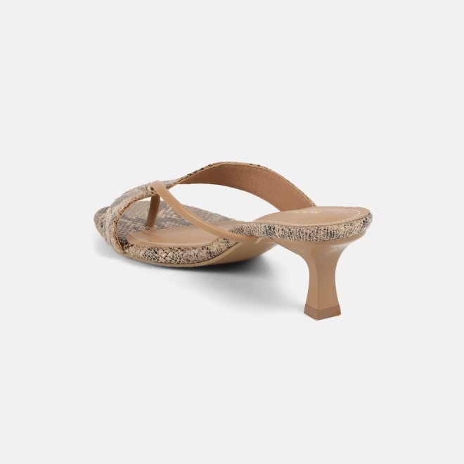 Mochi Women Beige Casual Slip Ons (SKU: 40-466-20-36)