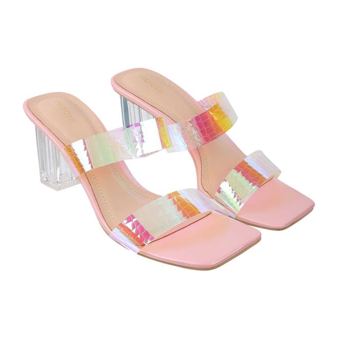 Mochi Women Pink Casual Sandals