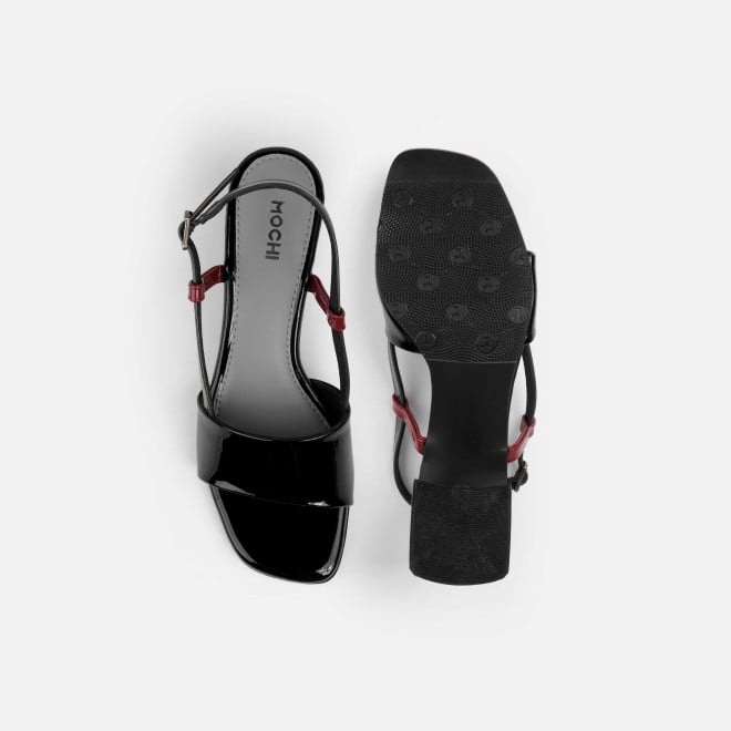 Mochi Women Black Casual Sandals (SKU: 40-472-11-36)