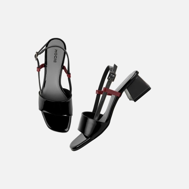 Mochi Women Black Casual Sandals (SKU: 40-472-11-36)