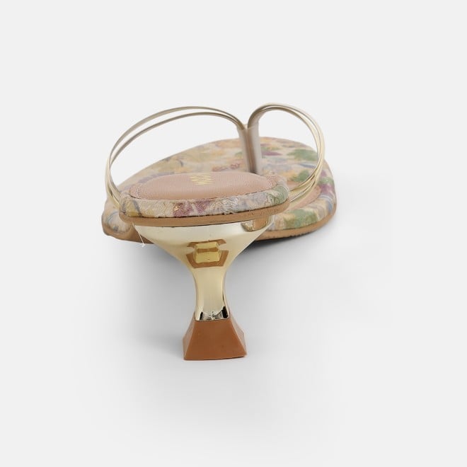 Mochi Women Gold Casual Slip Ons (SKU: 40-474-15-36)