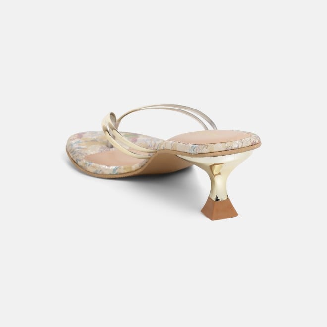 Mochi Women Gold Casual Slip Ons (SKU: 40-474-15-36)