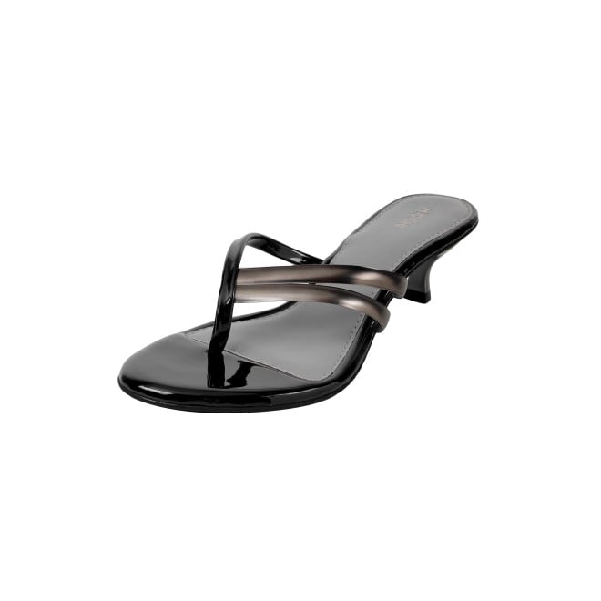 Mochi Women Black Casual Slip Ons (SKU: 40-483-11-36)