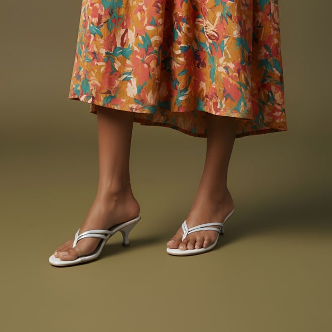 Mochi Women White Casual Slip Ons (SKU: 40-483-16-36)