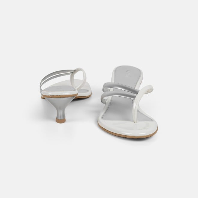 Mochi Women White Casual Slip Ons (SKU: 40-483-16-36)