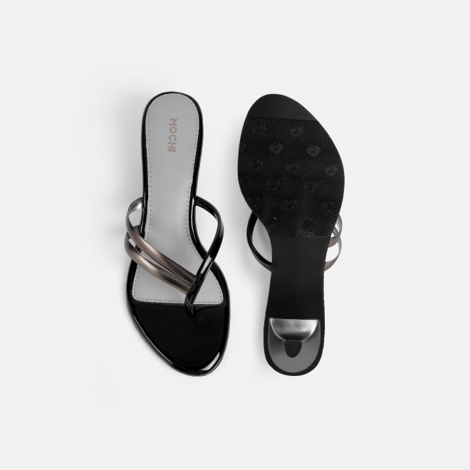 Mochi Women Black Casual Slip Ons (SKU: 40-483-11-36)