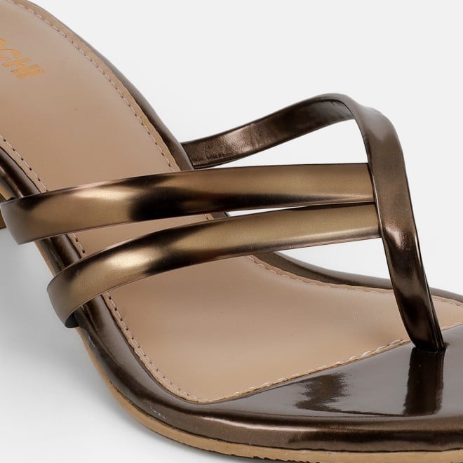 Mochi Women Antic-gold Casual Slip Ons (SKU: 40-483-28-36)