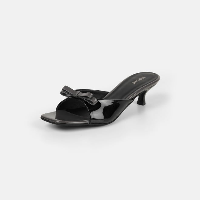 Mochi Women Black Casual Slip Ons (SKU: 40-485-11-36)