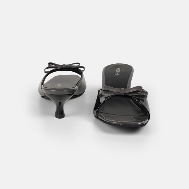 Mochi Women Black Casual Slip Ons (SKU: 40-485-11-36)