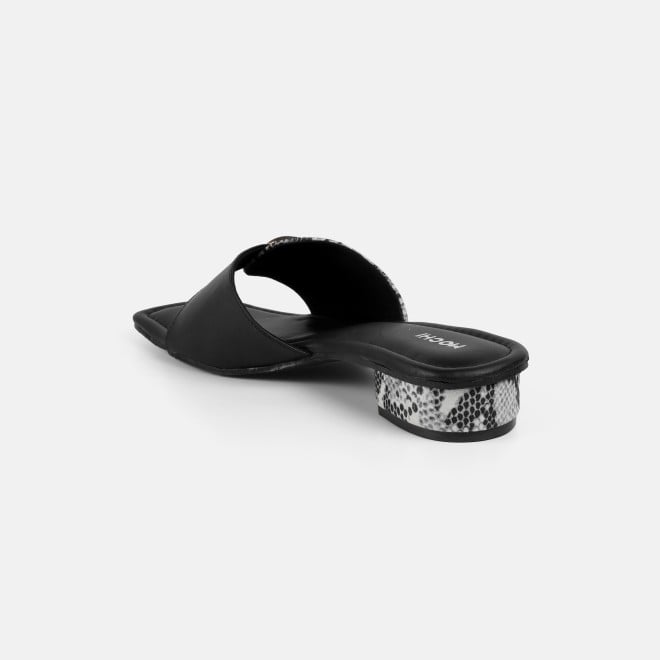 Mochi Women Black Casual Slip Ons (SKU: 40-488-11-36)