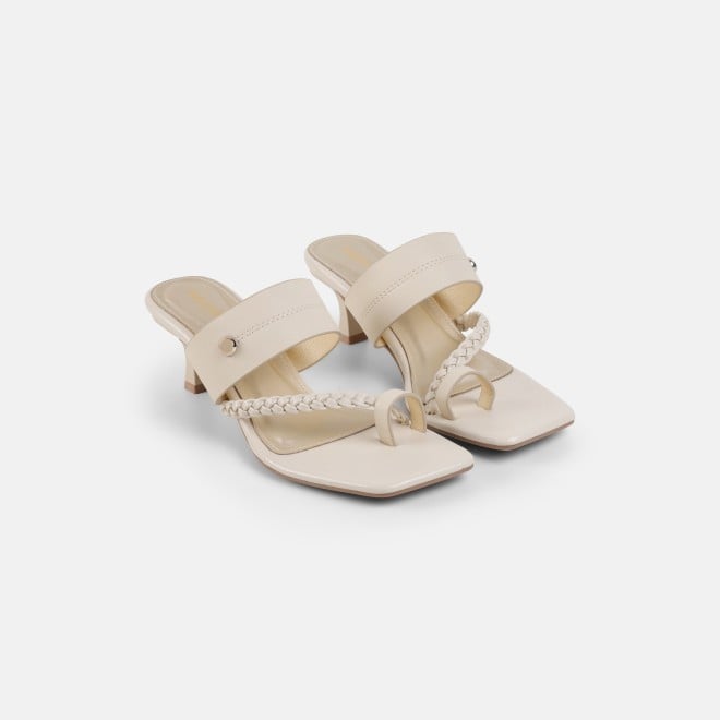 Mochi Women Beige Casual Slip Ons (SKU: 40-497-20-36)