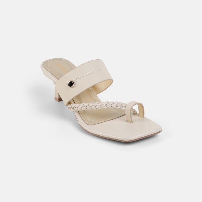 Mochi Women Beige Casual Slip Ons (SKU: 40-497-20-36)