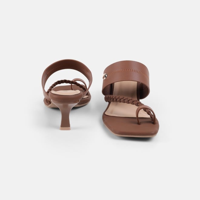 Mochi Women Tan Casual Slip Ons (SKU: 40-497-23-36)