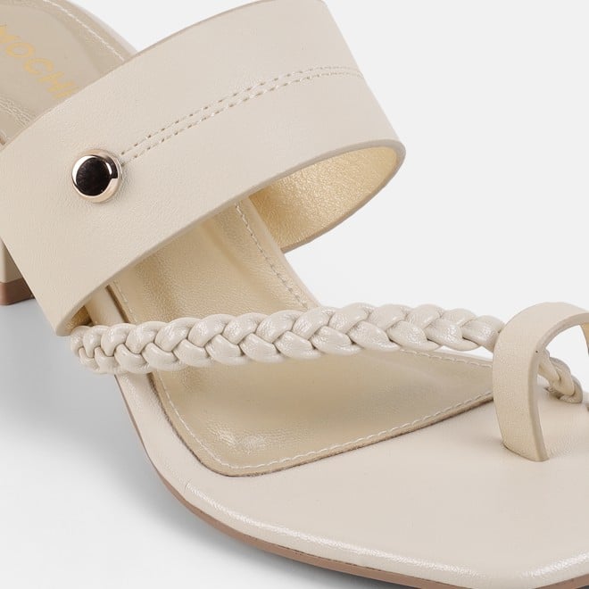 Mochi Women Beige Casual Slip Ons (SKU: 40-497-20-36)