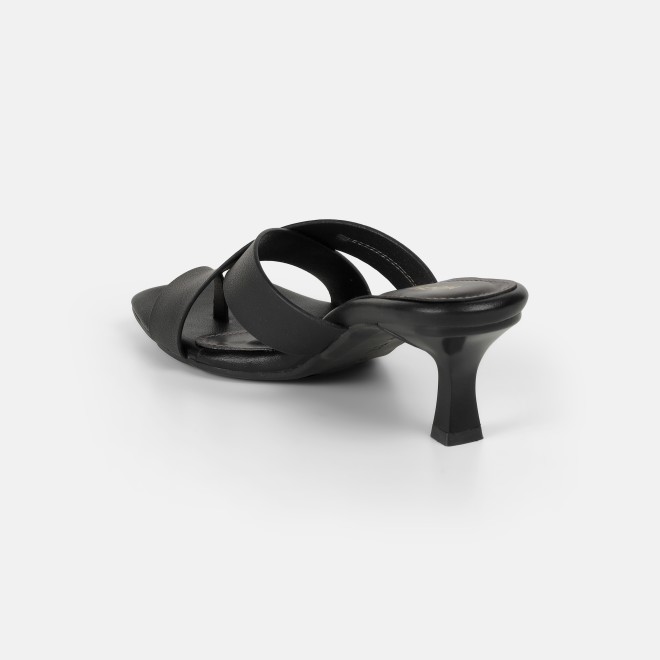 Mochi Women Black Casual Slip Ons (SKU: 40-498-11-36)