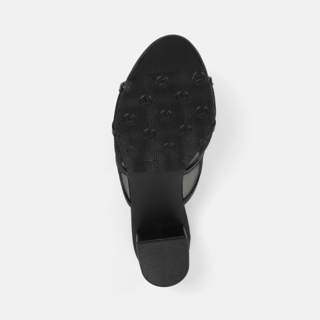 Mochi Women Black Casual Slip Ons (SKU: 40-502-11-36)