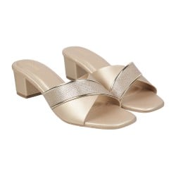 Women Gold Casual Sandals