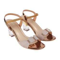 Women Antique-Gold Party Sandals