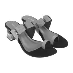 Women Black Ethnic Sandals