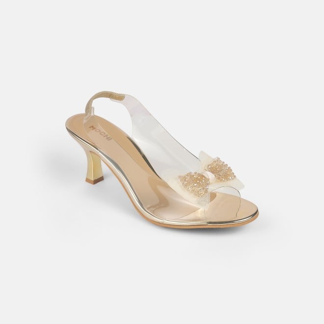 Mochi Women Gold Party Sandals (SKU: 40-800297-15-36)