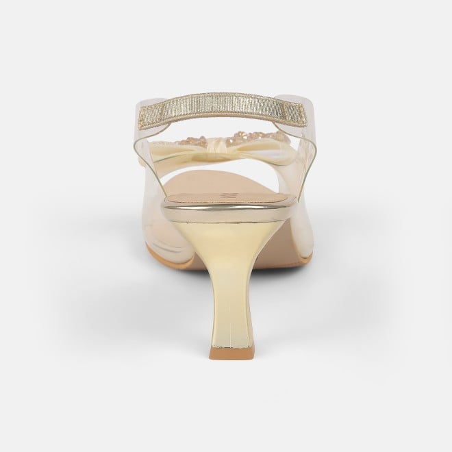Mochi Women Gold Party Sandals (SKU: 40-800297-15-36)